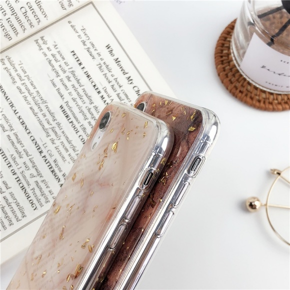 NEW iPhone XR Brown and Gold Foil Case - Picture 2 of 6